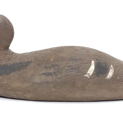 Sale Photo Thumbnail #572: Ivan Leopold Carved Wooden Duck Decoy