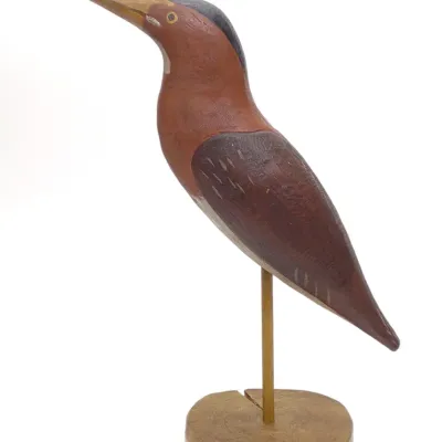 Sale Photo Thumbnail #324: James Buttonow Green Heron 16" Bird Decoy