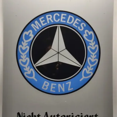 Sale Photo Thumbnail #437: 33" Mercedes Benz Service Dealer Sign