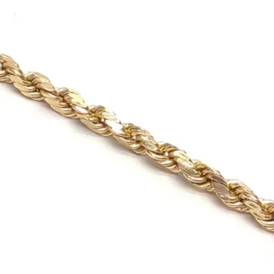 Sale Photo Thumbnail #49: 14K Yellow Gold French Rope Chain Necklace (20" L)