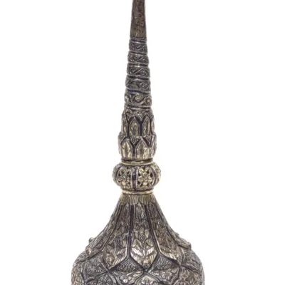 Sale Photo Thumbnail #102: 19th C. Silver Gilt Rosewater Sprinkler