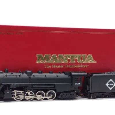 Sale Photo Thumbnail #501: Mantua 385-098 Erie S-4 Berkshire Locomotive Train