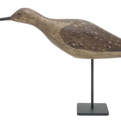 Sale Photo Thumbnail #554: Carved Yellowlegs Shorebird Decoy