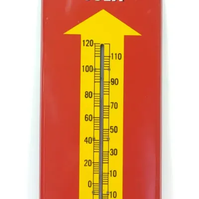 Sale Photo Thumbnail #134: 1946 Royal Crown Cola Tin Advertising Thermometer
