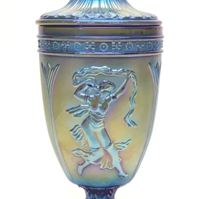 Sale Photo Thumbnail #666: Fenton 100th Anniversary Dancing Ladies Lidded Urn