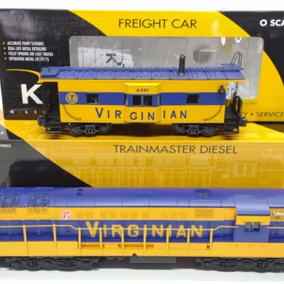 Sale Photo Thumbnail #451: K-Line Virginian Trainmaster Locomotive & Caboose