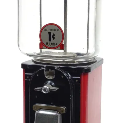 Sale Photo Thumbnail #657: 1950s Victor Topper 1-Cent Gumball Machine