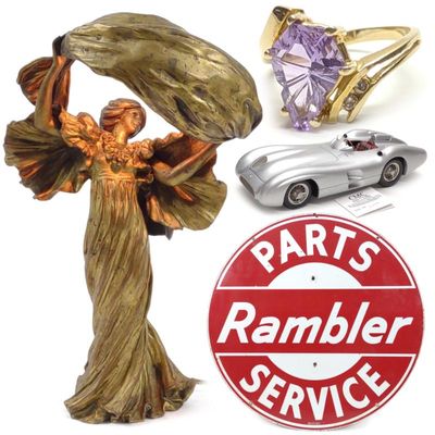 Sale Photo Thumbnail #3: BAYSIDEAUCTIONS.COM - Advertising, Fine Decor, Jewelry & Toys - Ends 11/14