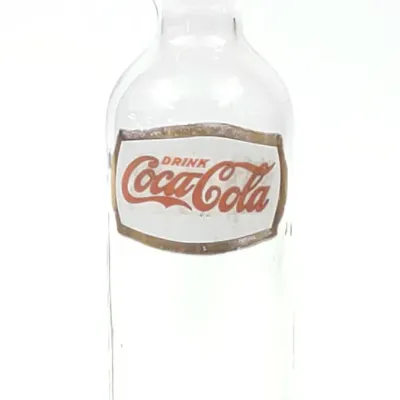 Sale Photo Thumbnail #174: 1920s Coca Cola Fired Enamel Syrup Bottle w/ Cap