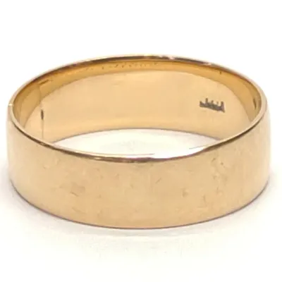 Sale Photo Thumbnail #179: Antique 14K Yellow Gold 5.7mm Band Ring (sz 6)
