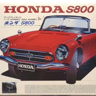 Sale Photo Thumbnail #583: Otaki 1:12 Scale Honda S800 Car Model Kit (NIB)