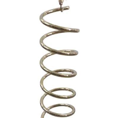 Sale Photo Thumbnail #649: 1970s Chrome Spring Floor Lamp (works)