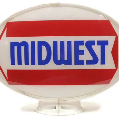 Sale Photo Thumbnail #434: Midwest Gas Pump Globe w/ Capcolite 218 Body