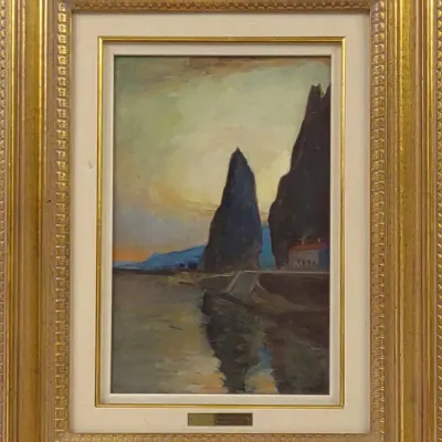 Sale Photo Thumbnail #192: John A. Hammond Oil Painting on Board
