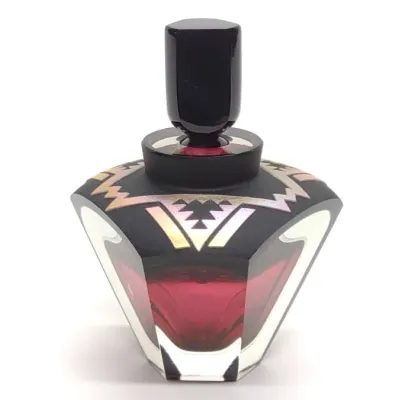 Sale Photo Thumbnail #591: Correia Signed LE Art Glass Perfume Bottle