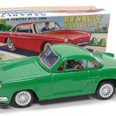 Sale Photo Thumbnail #604: 1960s Japan Tin Friction Caravelle Toy Car w/ Box