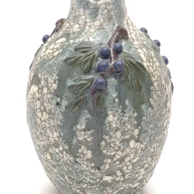 Sale Photo Thumbnail #219: Ephraim Pottery Snowy Juniper Kevin Hicks Vase