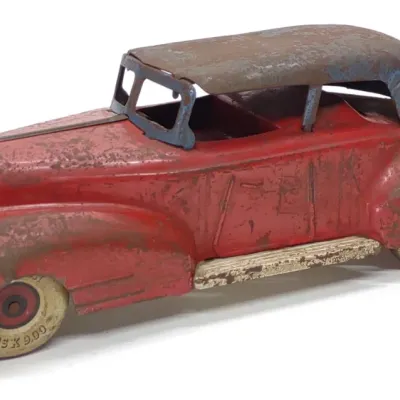Sale Photo Thumbnail #674: 1930s Marx Pressed Steel LaSalle Toy Car