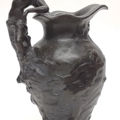 Sale Photo Thumbnail #263: Charles Theodore Perron Figural Nude Ewer Pitcher
