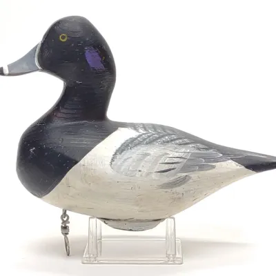 Sale Photo Thumbnail #518: Capt Bob Jobes Ring Necked Duck Decoy
