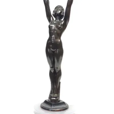 Sale Photo Thumbnail #203: Art Deco Frankart Style Nude Lighted Smoking Stand