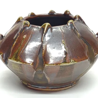 Sale Photo Thumbnail #356: Josh Deweese Signed Studio Pottery Art Vase