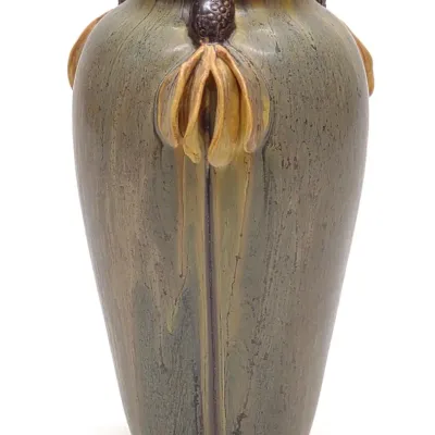 Sale Photo Thumbnail #313: Ephraim Pottery Black-Eyed Susan Art Vase