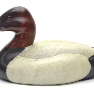 Sale Photo Thumbnail #506: Gordon Alcorn & Bruce Miller Canvasback Duck Decoy