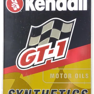 Sale Photo Thumbnail #675: Kendall GT-1 Motor Oil Tin Advertising Sign (SST)