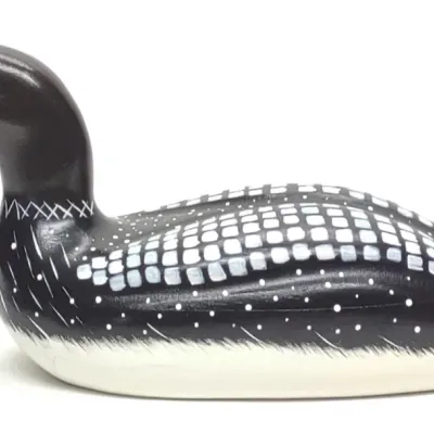 Sale Photo Thumbnail #512: Wildfowler Decoy Co. Loon Duck Decoy