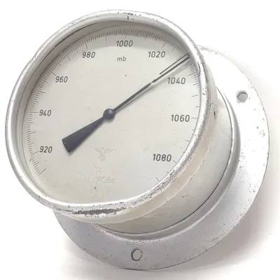 Sale Photo Thumbnail #237: WWII German Kriegsmarine Aneroid U-Boat Barometer