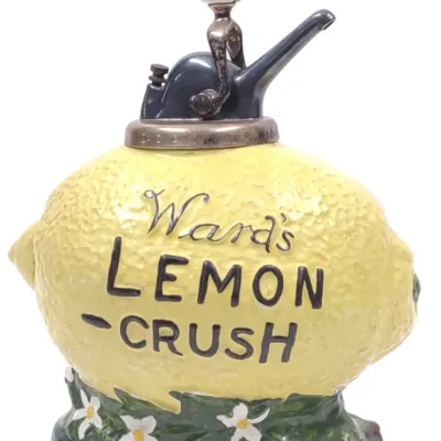 Sale Photo Thumbnail #39: Ward's Lemon Crush Soda Fountain Syrup Dispenser