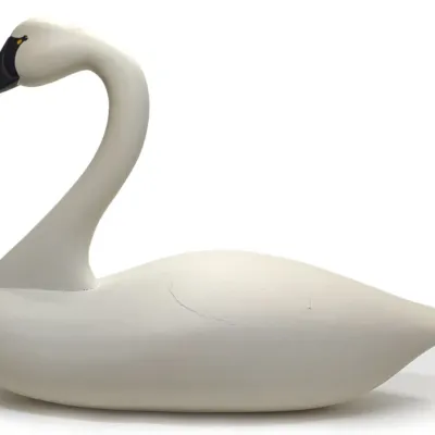 Sale Photo Thumbnail #25: Large Leonard Lipham Jr Swan Decoy (Full Size)