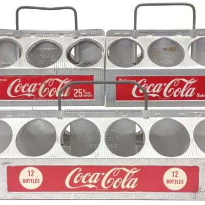 Sale Photo Thumbnail #360: (3) 1950s Coca Cola 12-Pack & 6-Pack Carriers