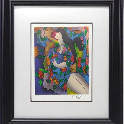 Sale Photo Thumbnail #646: Linda Le Kinff Signed Numbered Serigraph Art