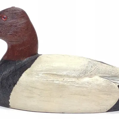Sale Photo Thumbnail #548: Rick Thibeault Canvasback Drake Duck Decoy