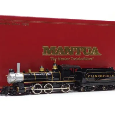 Sale Photo Thumbnail #507: Mantua 377-565 Clinchfield 4-6-0 Rogers Loco Train