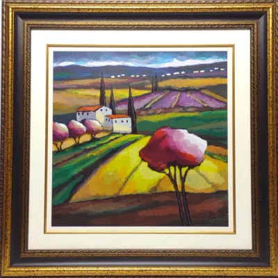 Sale Photo Thumbnail #349: Slava Brodinsky Signed Numbered Serigraph Art