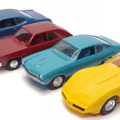 Sale Photo Thumbnail #598: (4) 1970s & 80s Dealer Promo Toy Cars