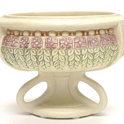 Sale Photo Thumbnail #639: Weller Pottery Arts & Crafts Roma Compote