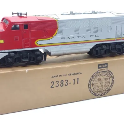 Sale Photo Thumbnail #248: Lionel 2383P Santa Fe F3 A Diesel Locomotive & Box