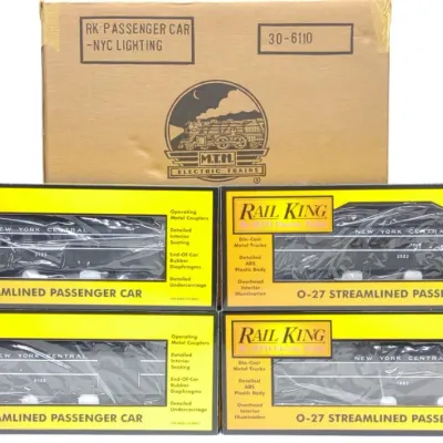 Sale Photo Thumbnail #534: MTH 30-6110 NYC 4-Car Passenger Train Set w/ Boxes