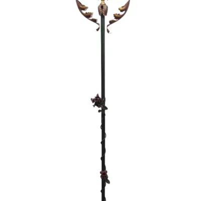 Sale Photo Thumbnail #627: Hollywood Regency Candelabra Metalwork Floor Lamp
