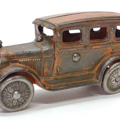 Sale Photo Thumbnail #568: Antique A C Williams Cast Iron Sedan Toy Car