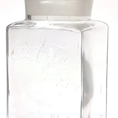 Sale Photo Thumbnail #184: 1910s Coca Cola Pepsin Chewing Gum Embossed Jar