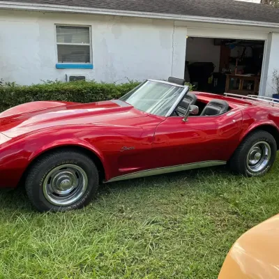 1973 Corvette Convertible with Hard Top VIN 1Z67J3S416704, 21,937 miles