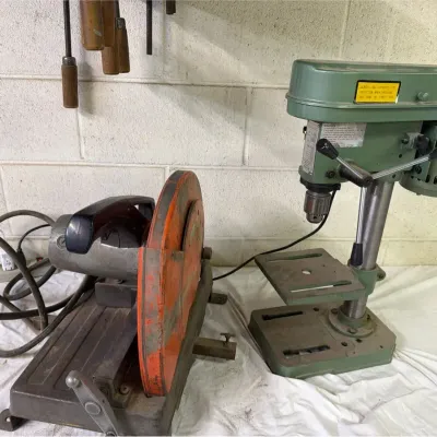 Drill Press And Chop Saw