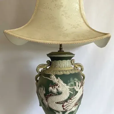 Chinese Dragon Vase Lamp