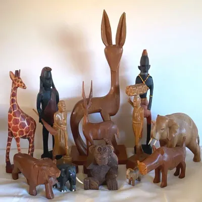 Carved African Sculptures
