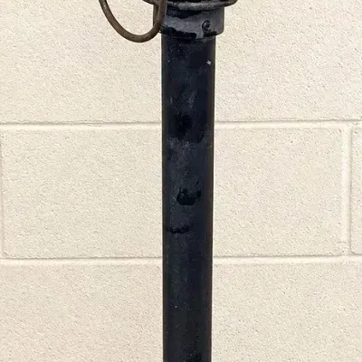 Cast Iron Horse Head Hitching Post with Metal Ring